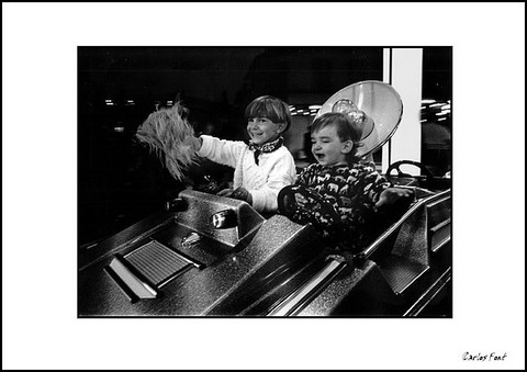 fête foraine de nuit, manège 